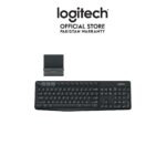 Logitech K375s Multi-Device Wireless Bluetooth Keyboard & Stand Combo With Logitech Flow Technology