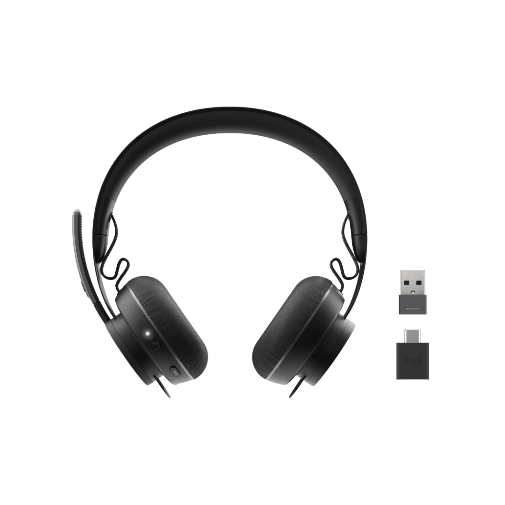 Logitech Zone Wireless Headset | Noise-Canceling Mic